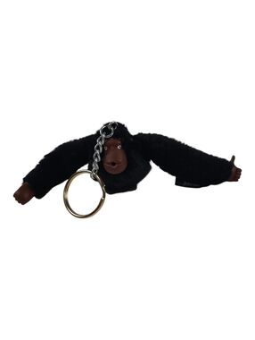 Kipling Davina Black Plush Gorilla Bag Charm